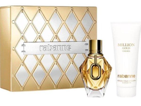 Rabanne Million Gold For Her - EDP 50 ml + testápoló tej 100 ml