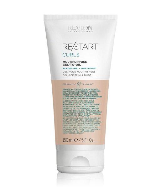 Revlon Professional Többfunkciós gél göndör és
hullámos hajra Restart Curls (Multipurpose Gel-to-Oil) 150 ml