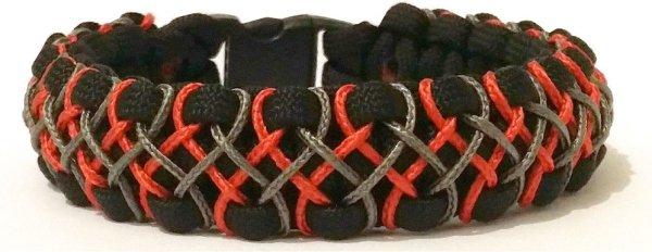 Cordell Paracord karkötő Solomon fonott STGB M ( 18 - 19 cm )