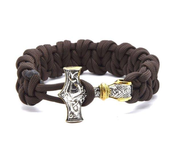 Cordell Barna paracord karkötő Thor kalapács - Mjoelnir