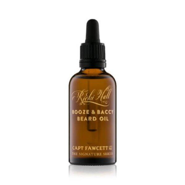 Captain Fawcett Szakállolaj Ricki Hall`s Booze & Baccy (Beard Oil) 10 ml