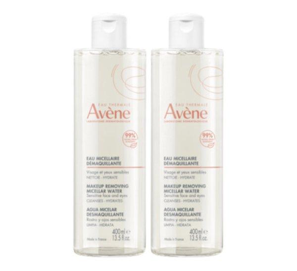 Avène Sminklemosó micellás víz készlet normál
és érzékeny bőrre (Make-up Removing Micellar Water) 2 x 400
ml