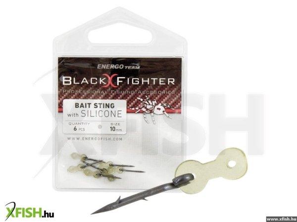 Black Fighter Csalizótüske Szilikonnal 10 Mm (6Db/Csomag)