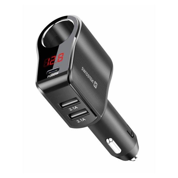 USB adapter 2x USB + 1x USB-C | Swissten