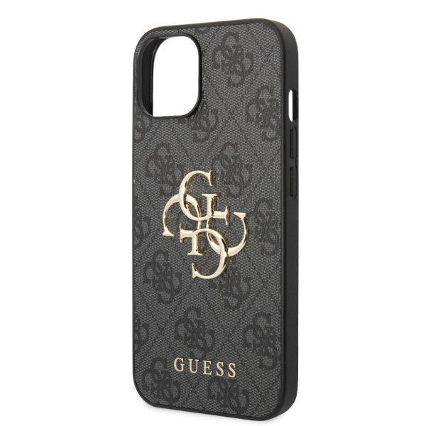 Guess Apple iPhone 14 Pro Max (6.7) Metal Logo hátlapvédő tok szürke
(GUHCP14X4GMGGR)