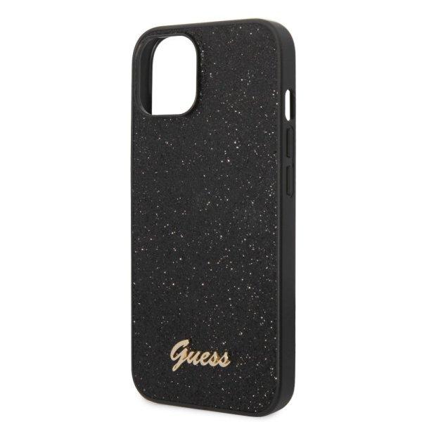 Guess Apple iPhone 14 Pro Max (6.7) PC/TPU Glitter Flakes Metal Logo
hátlapvédő tok fekete (GUHCP14XHGGSHK)