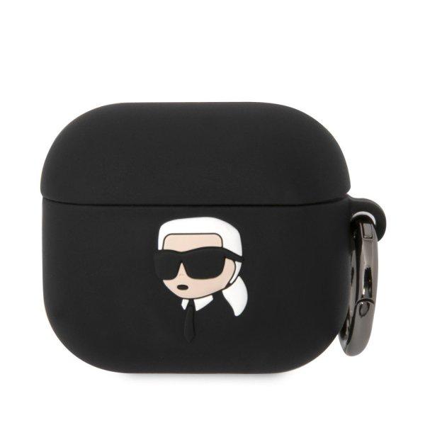 Karl Lagerfeld 3D Logo NFT Karl Head Apple Airpods 3 szilikon tok fekete
(KLA3RUNIKK)