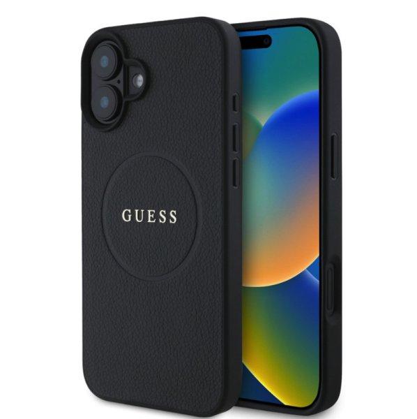 Guess PU Grained Classic Logo Apple iPhone 16 Plus (6.7) hátlapvédő tok
fekete (GUHMP16MPGHSMMK)