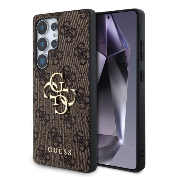 Guess PU 4G Metal Logo Samsung S938 Galaxy S25 Ultra hátlapvédő tok barna
(GUHCS25L4GMGBR)