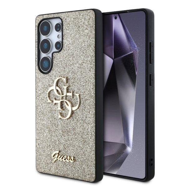 Guess PU Fixed Glitter 4G Metal Logo Samsung S938 Galaxy S25 Ultra hátlapvédő
tok arany (GUHCS25LHG4SGD)