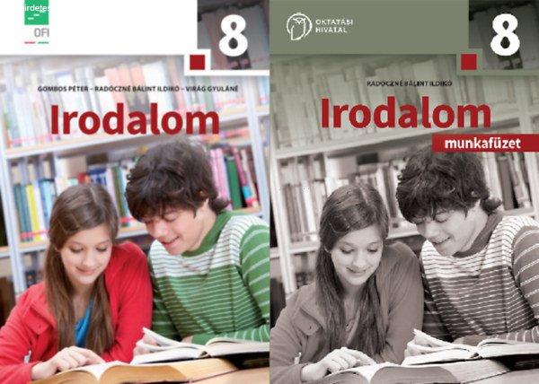 Irodalom 8. tankönyv + munkafüzet (2 kötet) - Radóczné Bálint Ildikó,
Gombos Péter, Virág Gyuláné