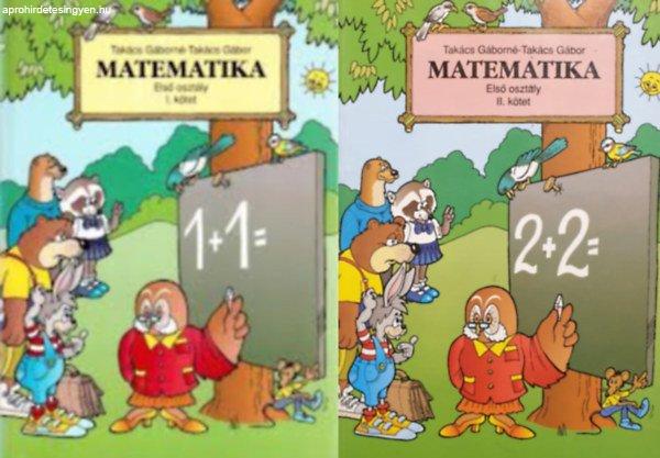 Matematika - Első osztály I-II. kötet - Takács Gáborné-Takács Gábor