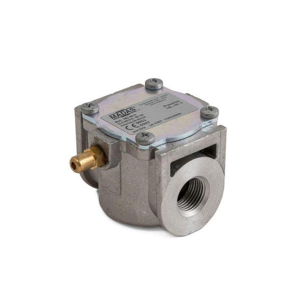 MADAS FMC DN15 gázszűrő 1/2" mérőcsonkkal