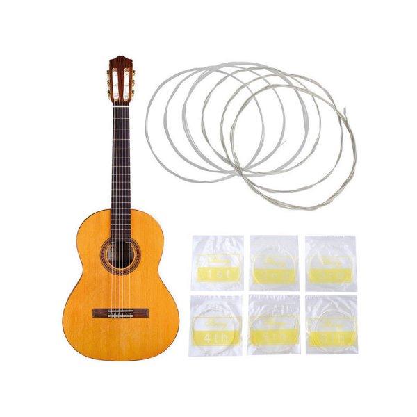 Klasszikus gitár húrok nylon 6 db alice - gitár húr, akusztikus gitár, húr
csere, gitár kiegészítő, gitár tartozék