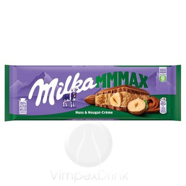 Milka Nut Nougat táblás csokoládé 300g