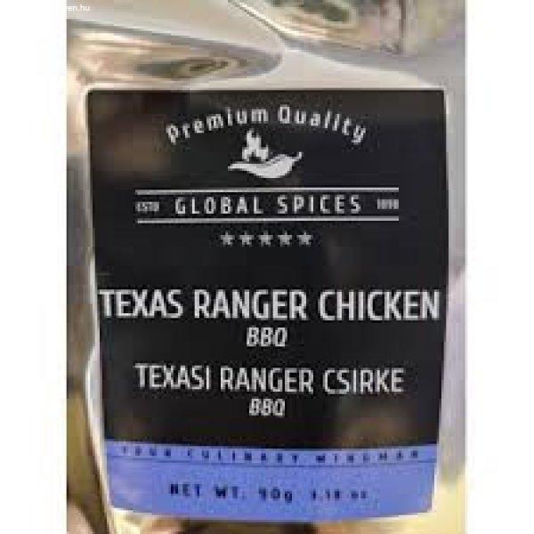 Global Spices texasi ranger csirke fűszerkeverék 90 g