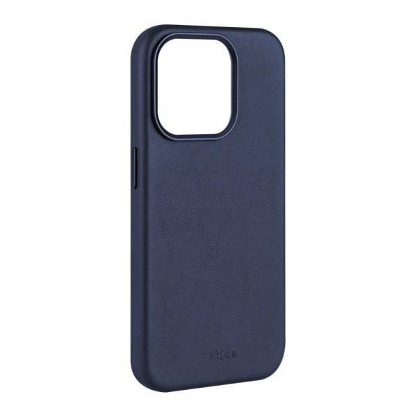 FIXED MagLeather valódi bőrtok, MagSafe támogatással iPhone 15 Pro Max-hoz,
kék