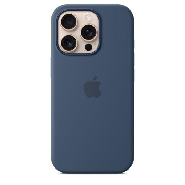 Apple iPhone 16 Pro Silicone Case with MagSafe Denim