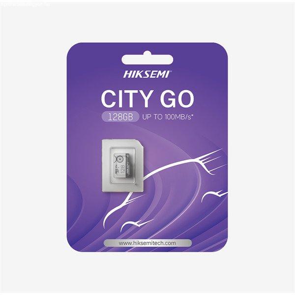 HIKSEMI Memóriakártya MicroSDXC 128GB City Go CL10 100R/85W UHS-I V30
(HIKVISION)