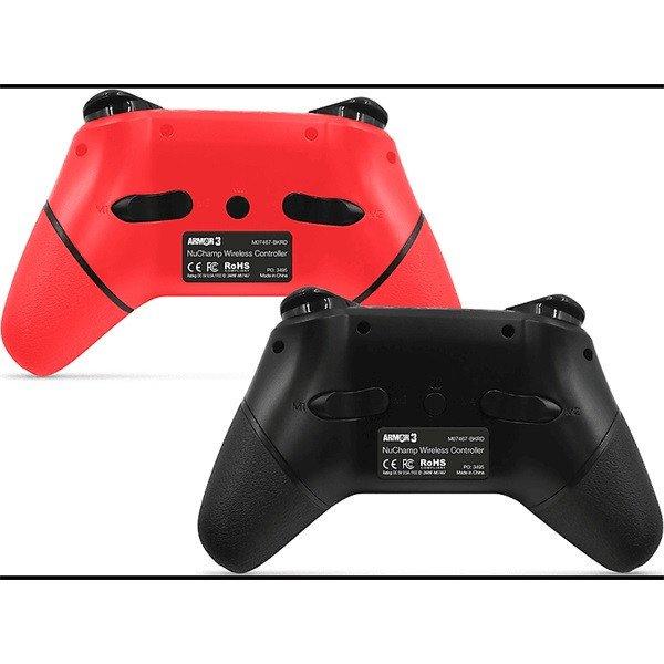 ARMOR3 NUCHAMP Nintendo Switch Kiegészítő Vezeték nélküli kontroller,
Fekete & Piros (2-PACK)
