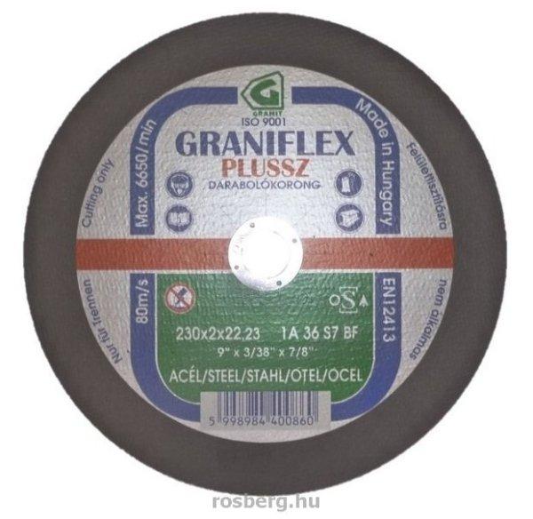 Vágókorong FÉM 230X3.2X22,2 GRANI /25db 