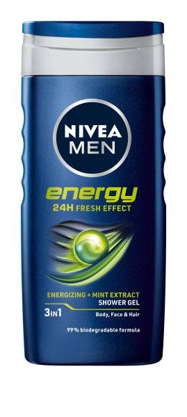 Nivea Tusfürdő férfiaknak Energy 250 ml