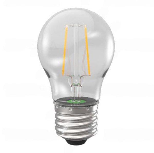 Inesa Led Filament E27 2W, 250 lumen, 10db felett-10%. 45 mm. 2700 kelvin, meleg
fehér. Kerti fényfüzér foglalatba is!