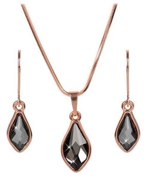 Levien Bronz nyaklánc és fülbevaló szett Flame Rose Gold
Night SET-040