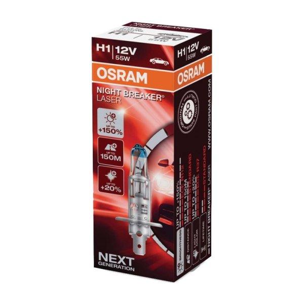 Night Breaker Laser H1 12V 55W P14,5s|Osram