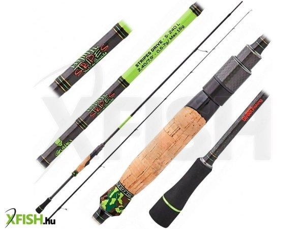 Gunki Stripes Drive Ultra Light Pergető Bot 210cm 0,5-7,0g 2Részes