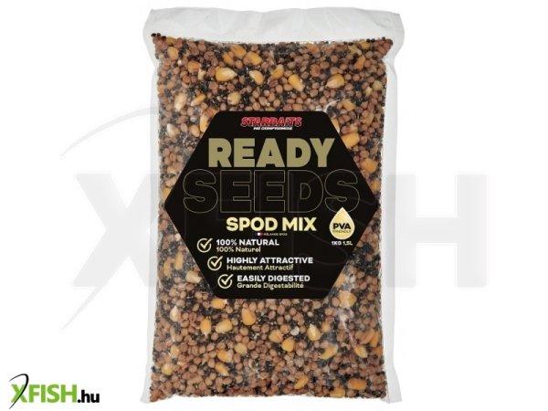 Starbaits Ready Seeds Spod Mix Főzött Magmix Natúr 1Kg