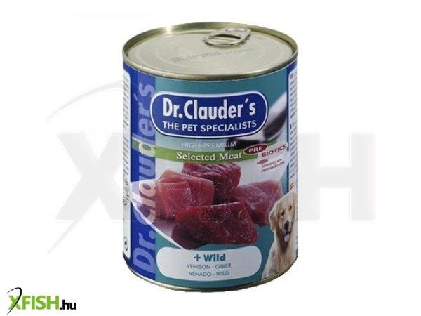 Dr.clauders dog selected meat vadas konzerv 800g, 6 db/csomag