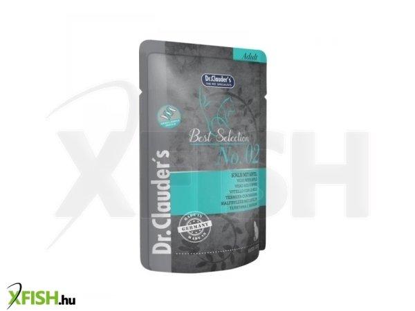 Dr.clauders best selection cat no2 alutasak borjú almával - mono protein 85g,
16 db/csomag