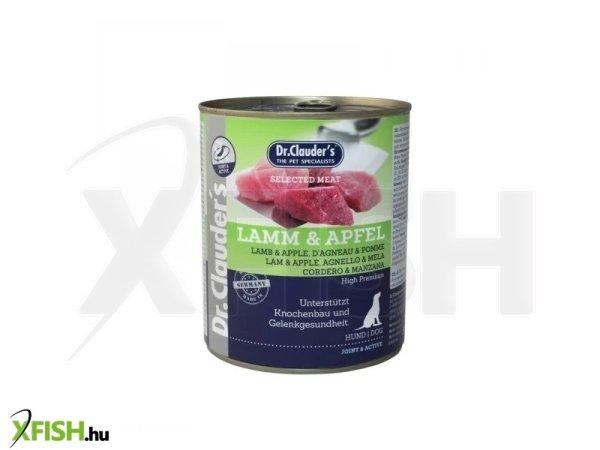 Dr.clauders dog selected meat bárányos és almás konzerv 800g, 6 db/csomag