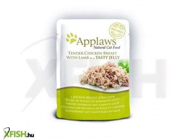 Applaws cat tasakos csirkehús bárányhússal zselében, 70g, 16 db/csomag