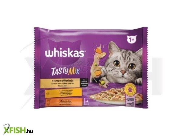 Whiskas alutasak 4-pack tasty mix krémes kreációk  4x85g multipack, 13
db/csomag