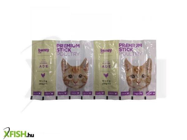 Boney Macska Jutalomfalat Premium Stick Baromfi 10x5g