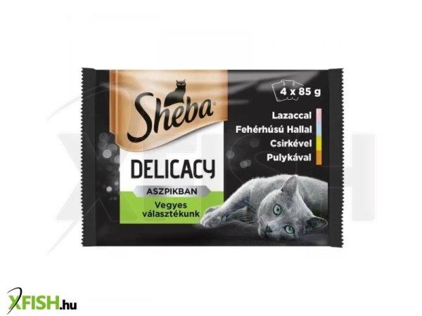 Sheba alutas 4-pack mix 4*85g multipack, 1 db/csomag