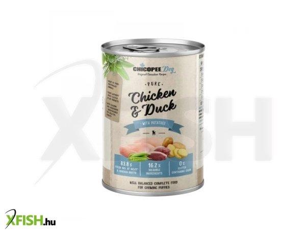 Chicopee konzerv junior dog csirke, kacsa és burgonya 400g, 6 db/csomag