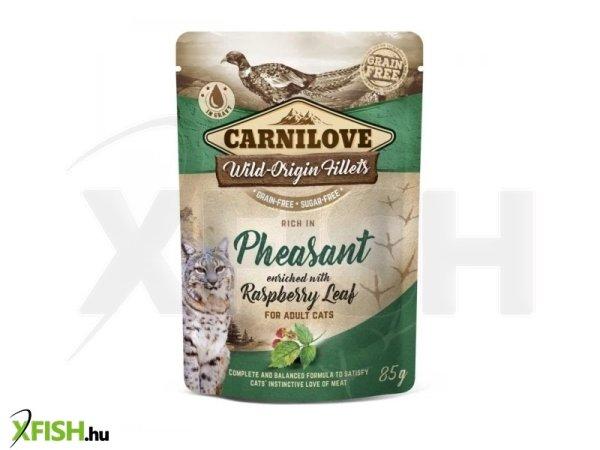 Carnilove cat tasakos pheasant with raspberry leaves - fácán málnalevéllel
85g, 24 db/csomag