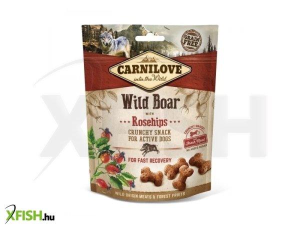 Carnilove Dog Crunchy Snack Wild Boar & Rosehips- Vaddisznó Hússal és
Csipkebogyóval 200g