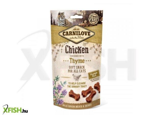 Carnilove Cat Semi Moist Snack Chicken Enriched & Thyme- Csirke Hússal és
Kakukkfűvel 50g