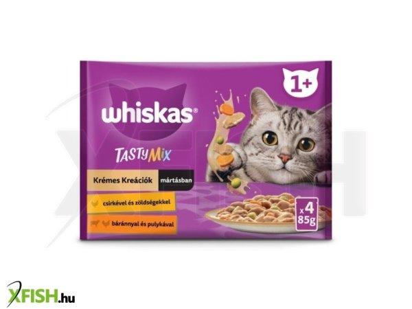 Whiskas alutasak tasty mix krémes kreációk  12x85g multipack, 4 db/csomag