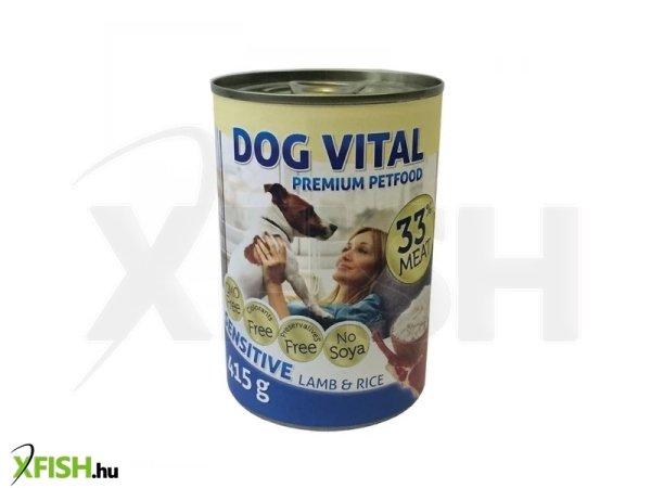 Dog vital sensitive konzerv bárány, rizs 415g, 24 db/csomag