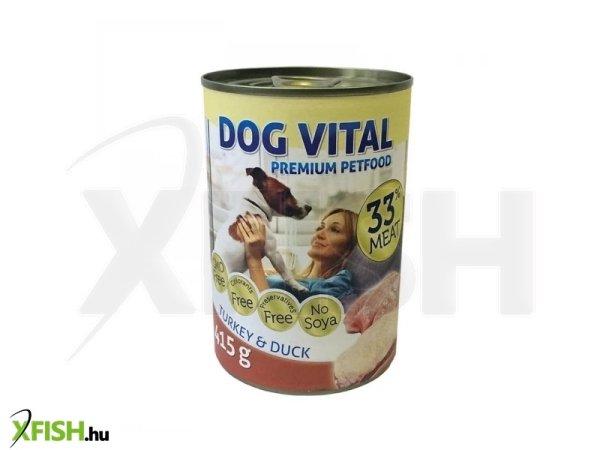 Dog vital konzerv pulyka, kacsa 415g, 24 db/csomag