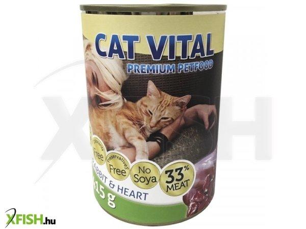 Cat vital konzerv nyúl+szív 415gr, 24 db/csomag