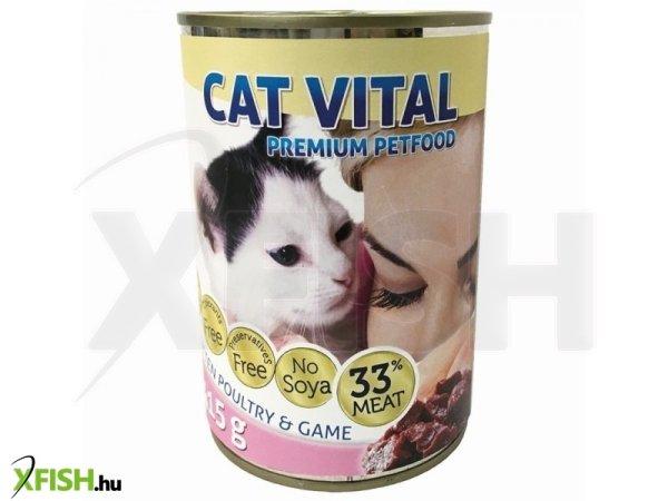 Cat vital kitten konzerv baromfi+vad 415gr, 24 db/csomag