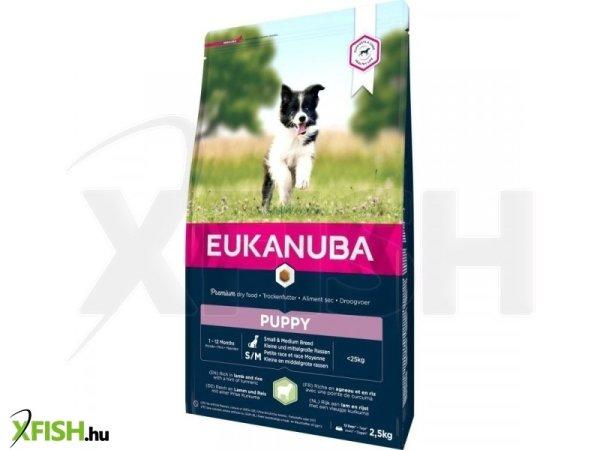 Eukanuba Puppy Small & Medium Lamb & Rice kutyatáp 2,5kg