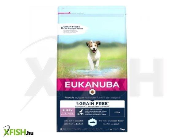 Eukanuba Puppy & Junior Grain Free Small & Medium Ocean Fisch 3kg