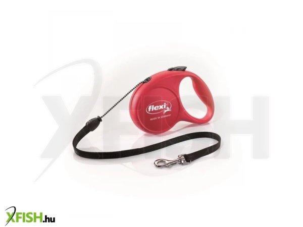 Flexi Fun 5m zsinóros automata póráz M 20kg-ig piros